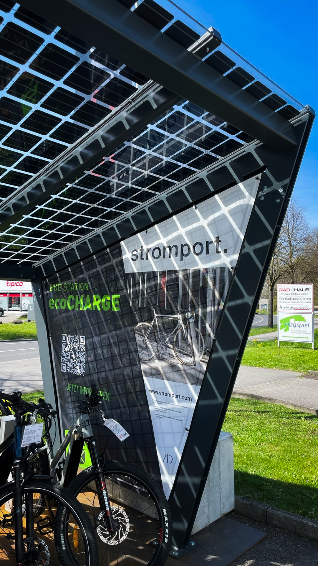 Referenz stromport beim Radhaus Rankwei