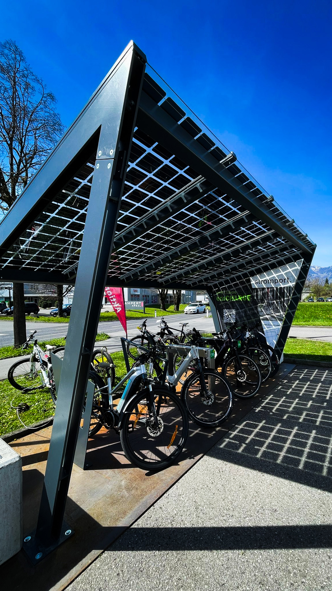 stromport beim Rankweil Radhaus.
